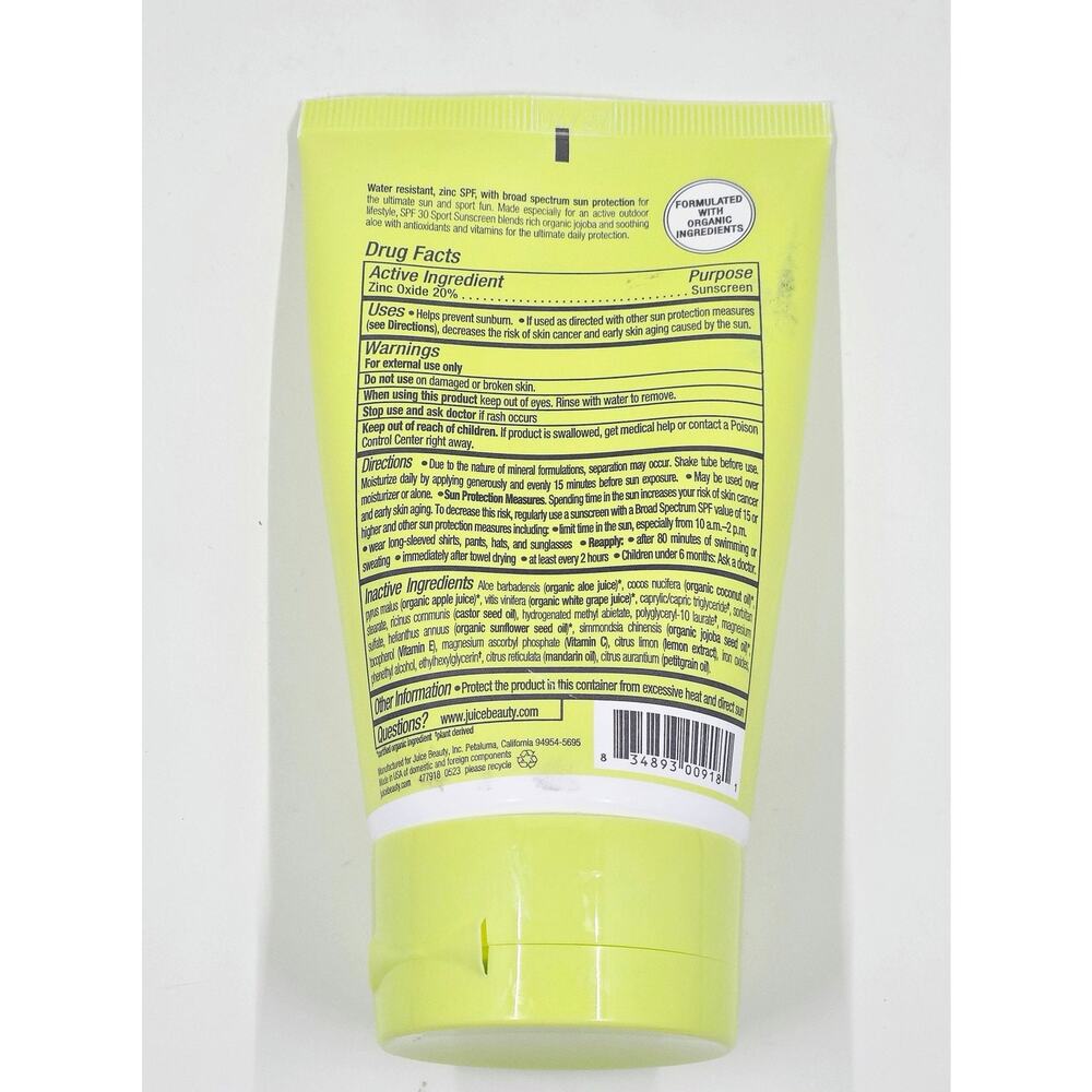 Juice Beauty SPF 30 Sport Sunscreen 90 mL / 3 fl oz - Picture 4 of 4